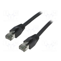 1 pcs x LOGILINK - CQ8043S - Patch cord, S/FTP, Cat 8.1, stranded, Cu, LSZH, black, 1.5m, 26AWG