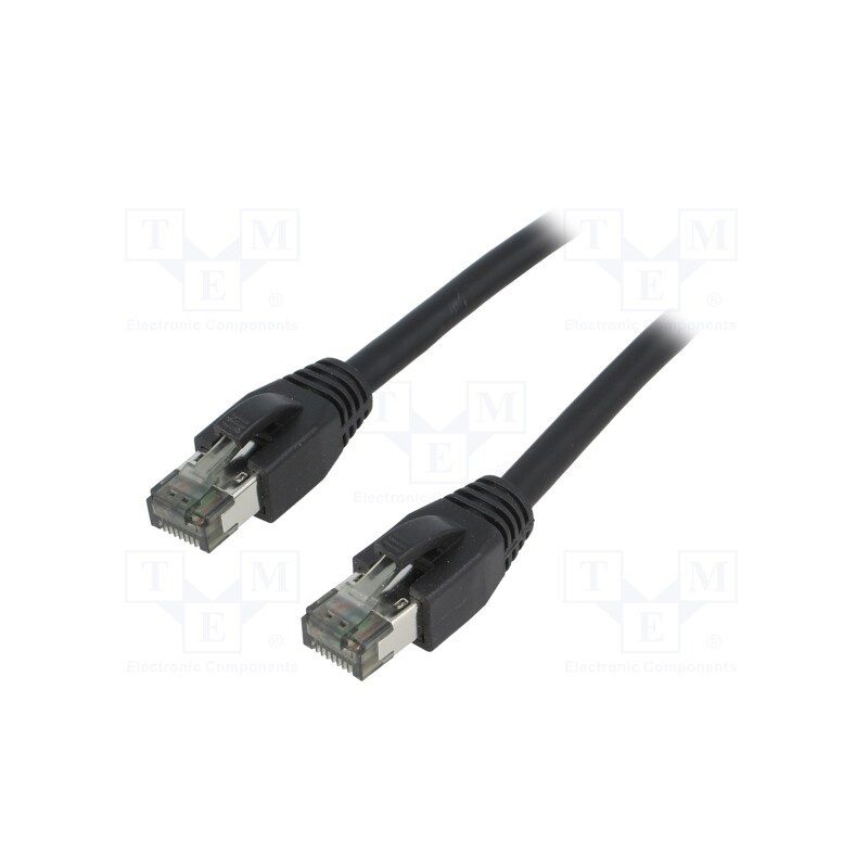 1 pcs x LOGILINK - CQ8043S - Patch cord, S/FTP, Cat 8.1, stranded, Cu, LSZH, black, 1.5m, 26AWG