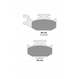 Delta braking brake pads kh414 db2164or d