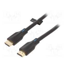 1 pcs x VENTION - AANBF - Cable, HDMI 2.1, HDMI plug,both sides, PVC, 1m, black, 28AWG