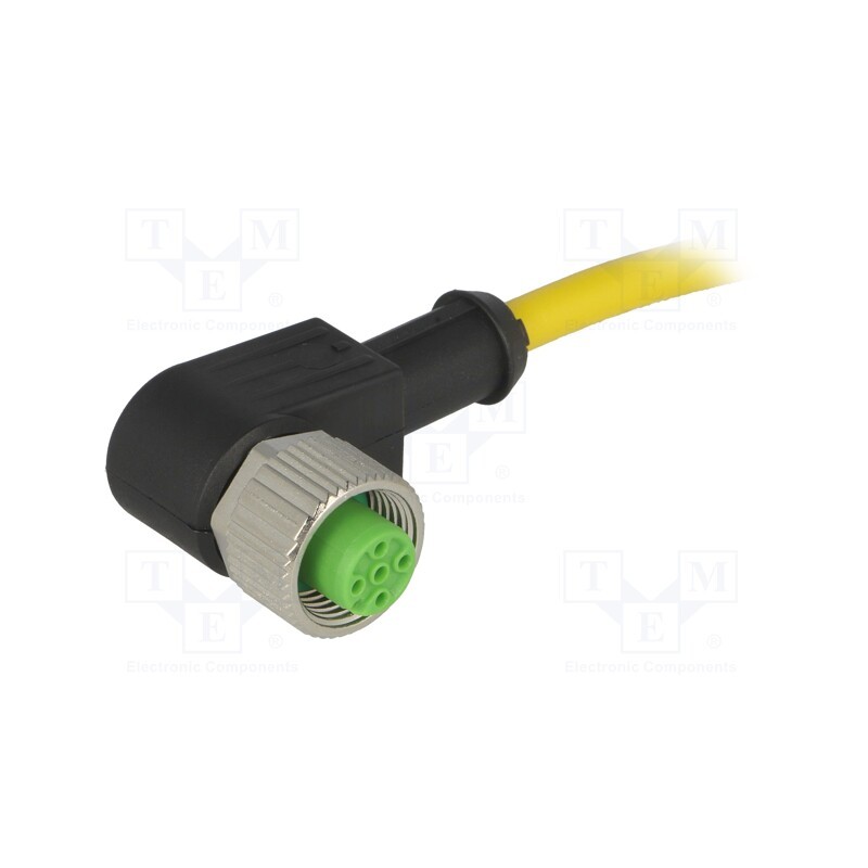 1 pcs x MURR ELEKTRONIK - 7000-12341-0140150 - Connection lead, M12, PIN: 4, angled, 1.5m, plug, 250VAC, 4A, PVC