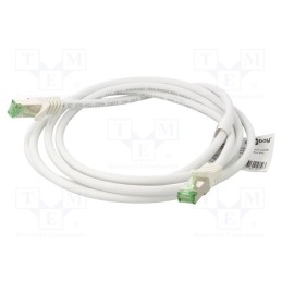 1 pcs x Goobay - 61104 - Patch cord, S/FTP, Cat 8.1, stranded, Cu, LSZH, white, 1m, 26AWG