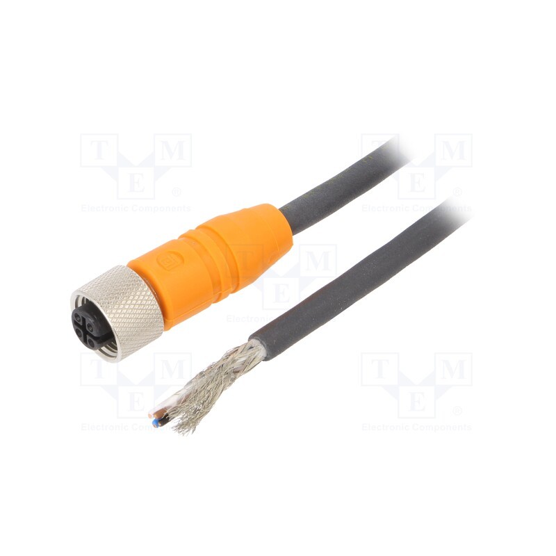 1 pcs x LUMBERG AUTOMATION - RKTS 4-288/2 M - Connection lead, M12, PIN: 4, straight, 2m, plug, 240VAC, 4A, IP67
