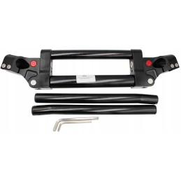 Flexx anti-vibration handlebar black 28mm quad