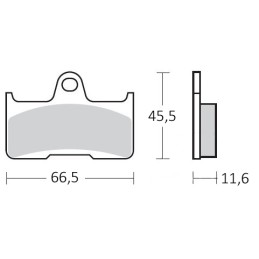 Yamaha grizzly yfm 660 fwa fr fs brake pads