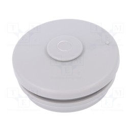 1 pcs x SPELSBERG - 26042501 - Grommet, elastomer thermoplastic TPE, grey, Holes no: 1, -35÷60°C