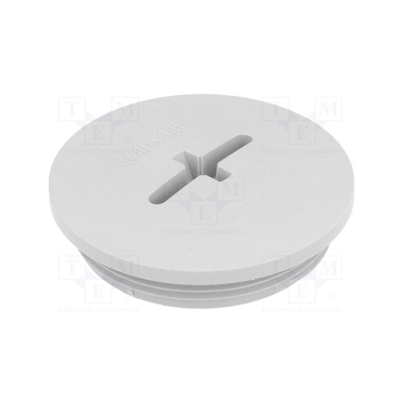 1 pcs x LAPP - 52006159 - Stopper, M40, 1.5, IP68, polyamide, dark grey, SKINDICHT®, 8mm