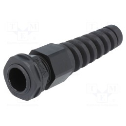 1 pcs x KSS WIRING - EG-11SR - Cable gland, with strain relief, PG11, IP68, polyamide, black