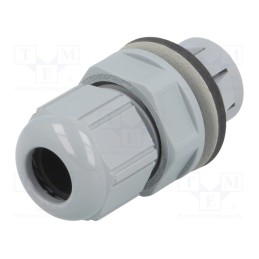 1 pcs x LAPP - 53112876 - Cable gland, IP68, polyamide, dark grey, push-in, SKINTOP® CLICK