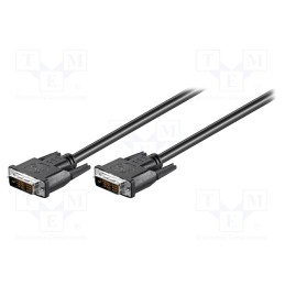 1 pcs x Goobay - 50850 - Cable, DVI-D (18+1) plug,both sides, 2m, black