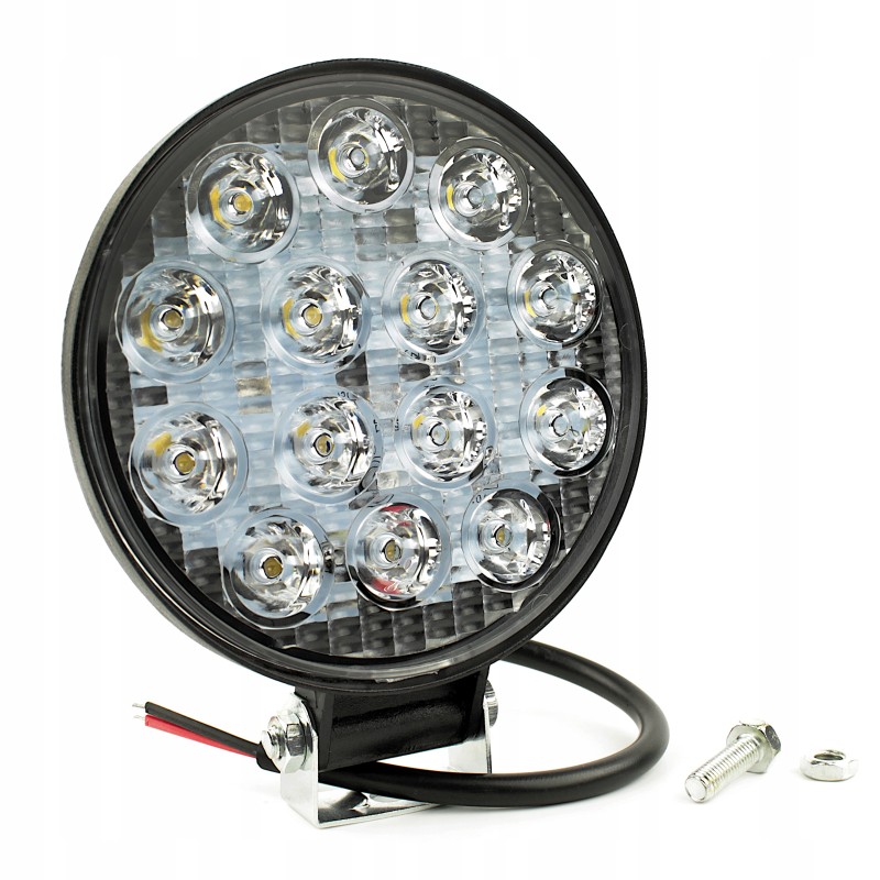 Additional lamp, round LED searchlight, 42W, ATV Quad