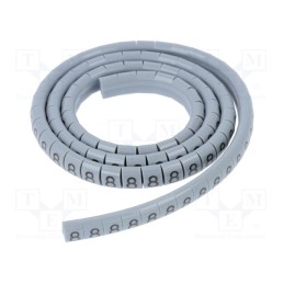 1 pcg x KURANT - MZ-MKK-0/8 - Markers, Marking: 8, 1.1÷2.5mm, H: 3mm, A: 6mm, -30÷100°C, leaded