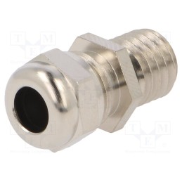 1 pcs x HUMMEL - 1.106.1001.30 - Cable gland, with long thread, M10, 1.5, IP68, brass, HSK-MINI