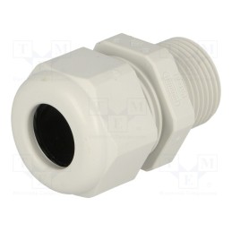 1 pcs x HELUKABEL - HSK-L M20 RAL7035 99843 - Cable gland, with long thread, M20, 1.5, IP68, polyamide, HSK-L