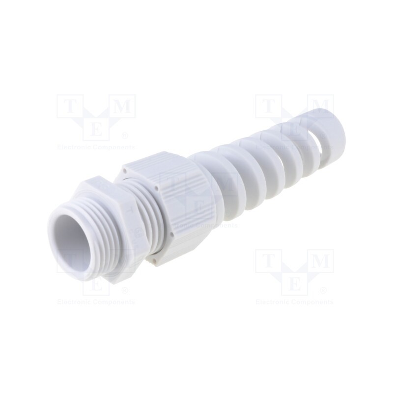 1 pcs x HELUKABEL - HT-K PG11 RAL7035 - Cable gland, with strain relief, PG11, 1.5, IP68, polyamide, grey