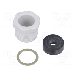 1 pcs x ILME - CRR 13.5 - Half gland, PG13,5, polyamide, grey