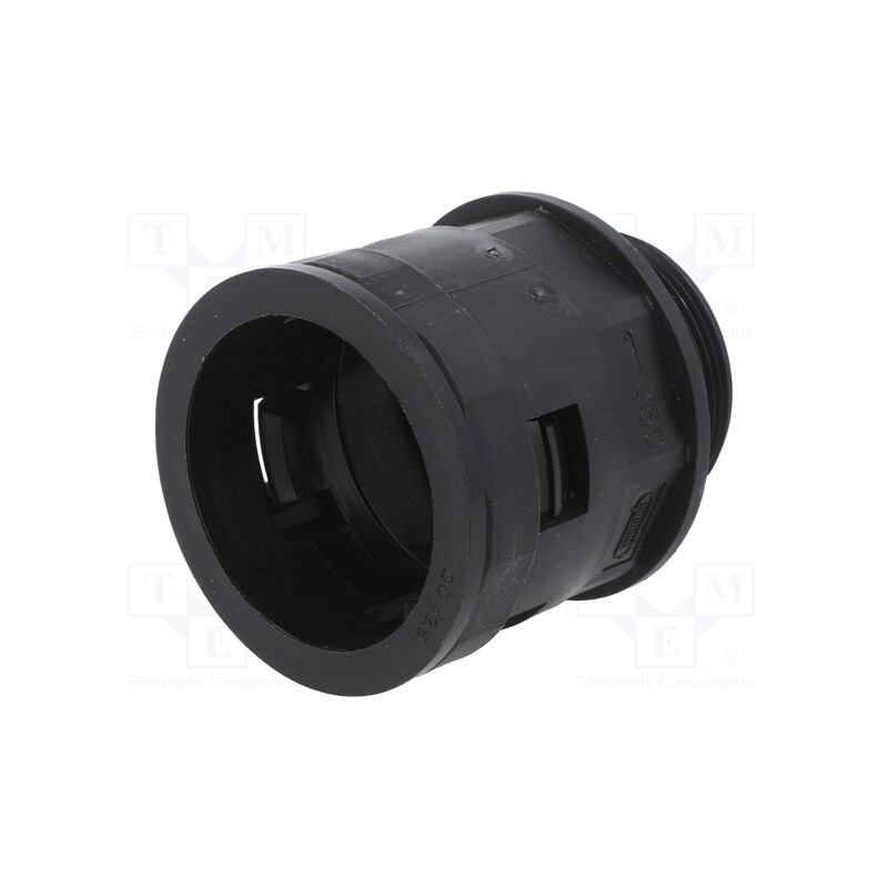 1 pcs x HUMMEL - 1.533.4001.50 - Straight terminal connector, Thread: metric,outside, polyamide