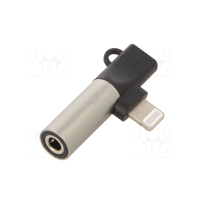 1 pcs x AKYGA - AK-AD-63 - Adapter, nickel plated, silver