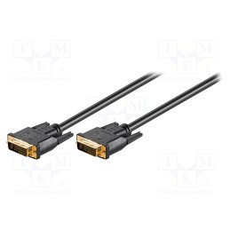 1 pcs x Goobay - 69203 - Cable, DVI-I (24+5) plug,both sides, 2m, black