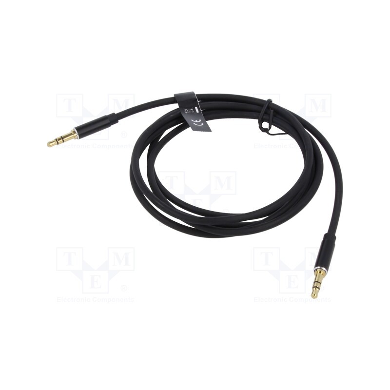 1 pcs x VENTION - BAWBI - Cable, Jack 3.5mm 3pin plug,both sides, 3m, Plating: gold-plated