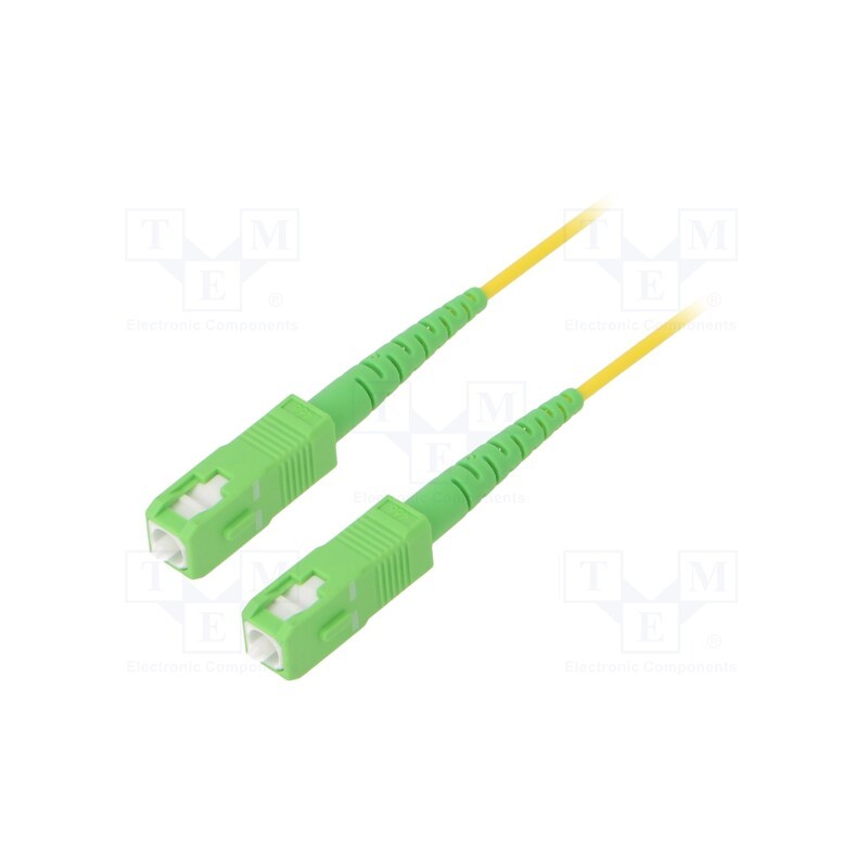 1 pcs x LOGILINK - FPSSC15 - Fiber patch cord, OS2, SC/APC,both sides, 15m, LSZH, yellow