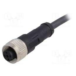 1 pcs x LAPP - AB-C4-10,0PUR-M12FS - Connection lead, M12, PIN: 4, straight, 10m, plug, 250VAC, 4A, PUR