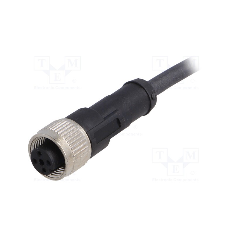 1 pcs x LAPP - AB-C4-10,0PUR-M12FS - Connection lead, M12, PIN: 4, straight, 10m, plug, 250VAC, 4A, PUR
