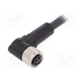 1 pcs x LAPP - AB-C4-2,0PUR-M8FA - Connection lead, M8, PIN: 4, angled, 2m, plug, 60VAC, 4A, -25÷80°C