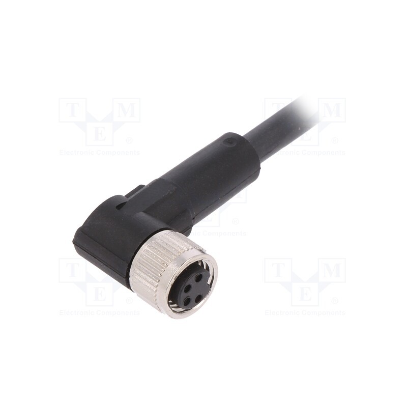 1 pcs x LAPP - AB-C4-2,0PUR-M8FA - Connection lead, M8, PIN: 4, angled, 2m, plug, 60VAC, 4A, -25÷80°C