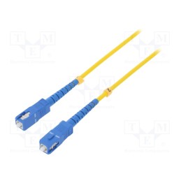 1 pcs x QOLTEC - 54302 - Fiber patch cord, SC/UPC,both sides, 10m, Optical fiber: 9/125um