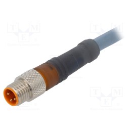 1 pcs x LUMBERG AUTOMATION - RSMV 3-106/10 M - Connection lead, M8, PIN: 3, straight, 10m, plug, male