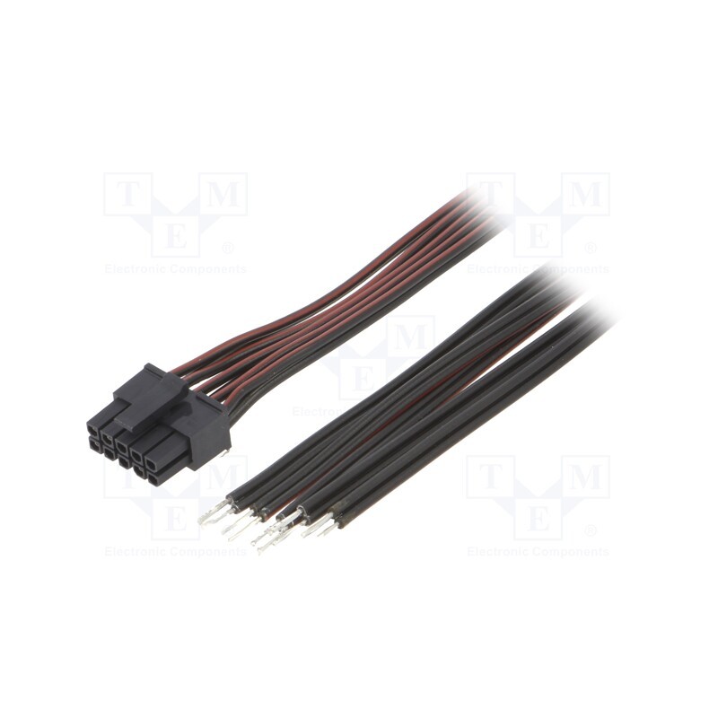 1 pcs x ESPE - KABX-10PFS-L600 - Cable, Micro-Fit 3.0, cables,female, PIN: 10, 0.6m, 4A, TLYp