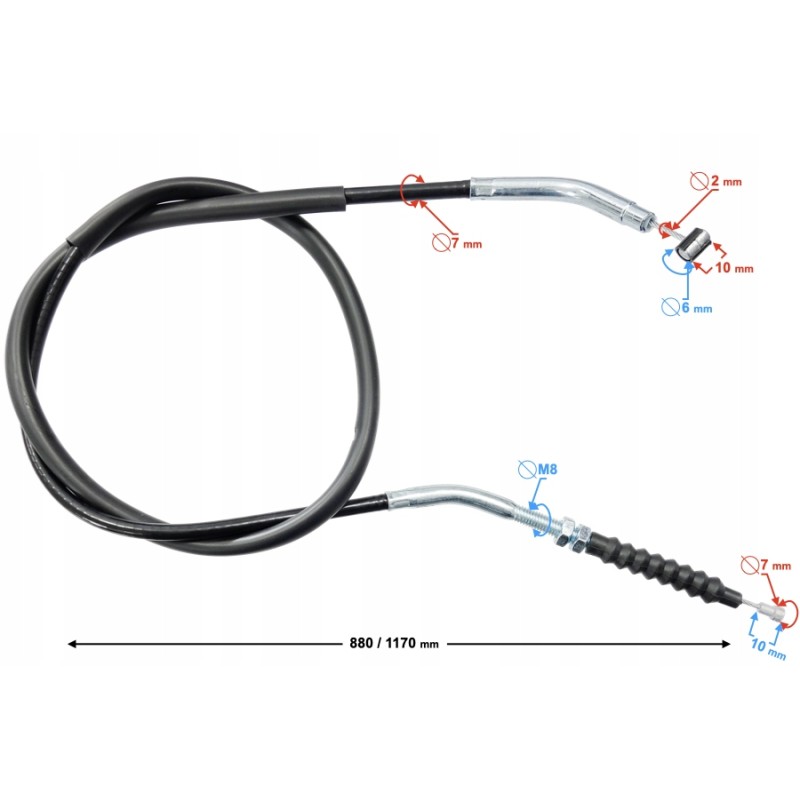 Street r 125 clutch cable