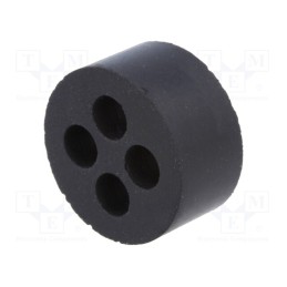 1 pcs x LAPP - 53320440 - Insert for gland, 4mm, M20, IP54, NBR rubber, Holes no: 4