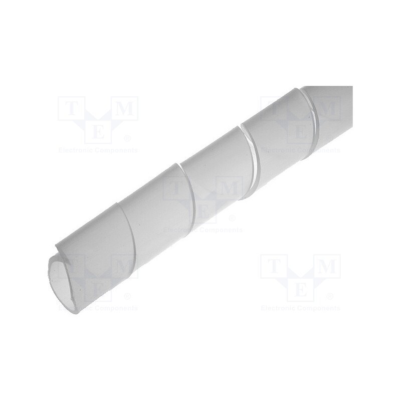 1 pcs x KSS WIRING - KS-15 - Spiral wrapping, ØBundle : 12÷35mm, polyetylene, natural, L: 10m
