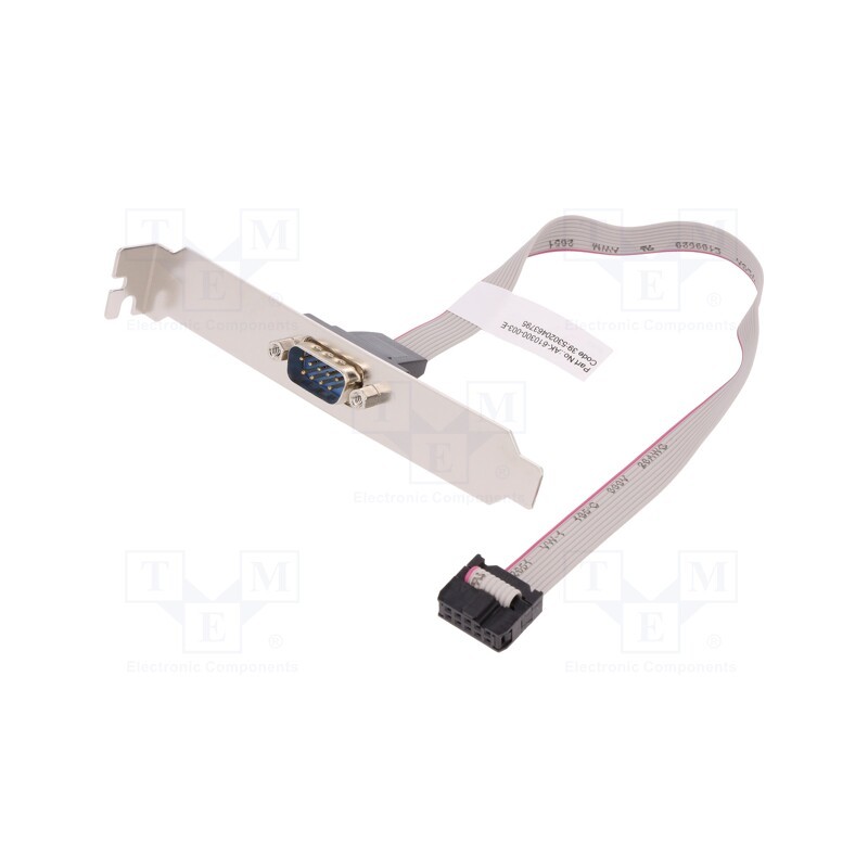 1 pcs x DIGITUS - AK-610300-003-E - Cable, D-Sub 9pin plug,IDC socket 2x5pin, 250mm, beige, Core: Cu