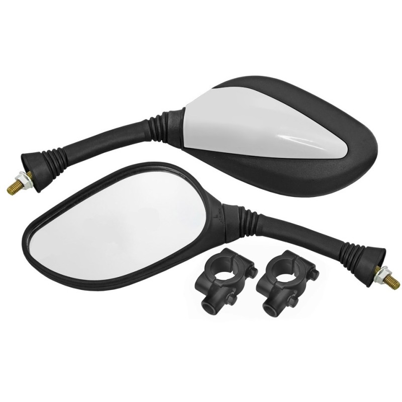 Large mirrors m8 atv quad bashan loncin handles