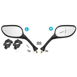 Large mirrors m8 atv quad bashan loncin handles
