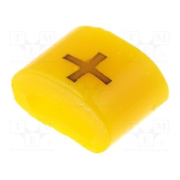 1 pcg x KURANT - MZ-0/+ - Markers, Marking: +, 1.1÷2.5mm, H: 3mm, A: 6mm, -30÷100°C, leaded