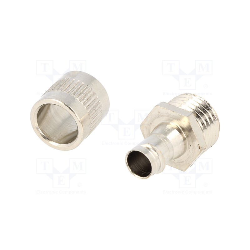 1 pcs x HELLERMANNTYTON - 166-30311 - Straight terminal connector, Thread: non-swivel,PG,outside