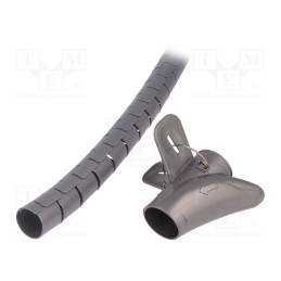 1 pcs x LOGILINK - KAB0014 - Spiral wrapping, ØBundle : 28mm, L: 1.5m, Body: silver