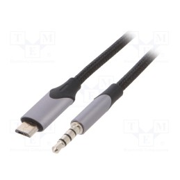 1 pcs x VENTION - BDGBG - Cable, Jack 3.5mm plug,USB B micro plug, nickel plated, 1.5m