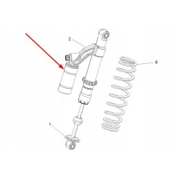 7044080 rear left shock absorber fox wheel