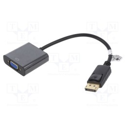 1 pcs x Goobay - 60606 - Converter, DisplayPort 1.1, 0.15m, black