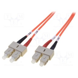 1 pcs x DIGITUS - DK-2522-02 - Fiber patch cord, OM2, SC/UPC,both sides, 2m, LSZH, orange