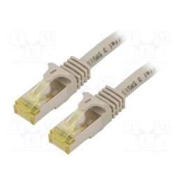 1 pcs x DIGITUS - DK-1644-A-010CL - Patch cord, S/FTP, 6a, stranded, Cu, LSZH, grey, 1m, 26AWG