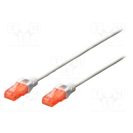 1 pcs x DIGITUS - DK-1617-050/WH - Patch cord, U/UTP, 6, stranded, Cu, LSZH, white, 5m, 26AWG