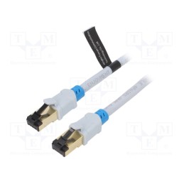1 pcs x VENTION - VAP-A06-S500 - Patch cord, S/FTP, 6, OFC, PVC, grey, 5m, RJ45 plug,both sides