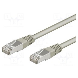 1 pcs x Goobay - 50145 - Patch cord, SF/UTP, 5e, stranded, CCA, PVC, grey, 2m, 26AWG