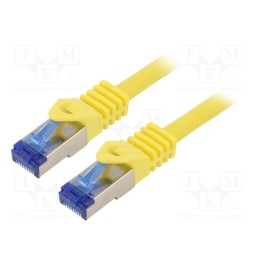 1 pcs x LOGILINK - C6A017S - Patch cord, S/FTP, 6a, stranded, Cu, LSZH, yellow, 0.25m, 26AWG